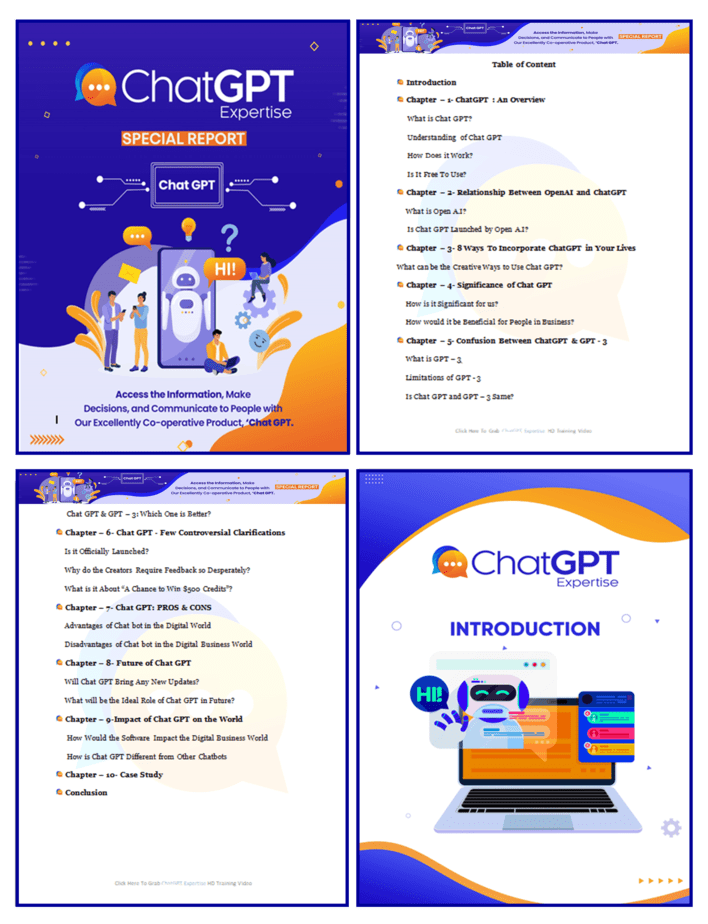 ChatGPT Expertise PLR Sales Funnel Report Screenshot