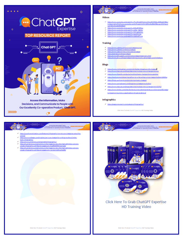 ChatGPT Expertise PLR Sales Funnel Top Resource Report Screenshot