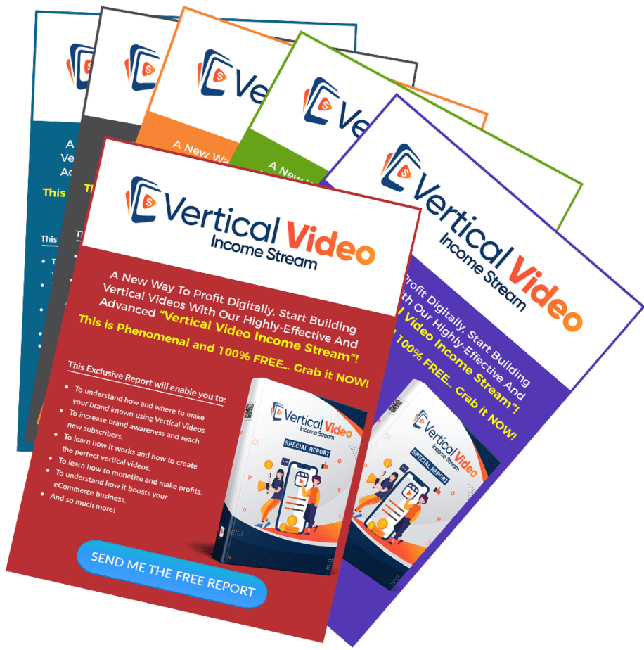 Vertical Video Income Stream PLR Sales Funnel Squeeze Page