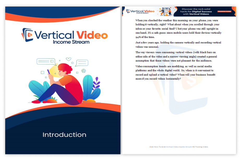 Vertical Video Income Stream PLR Sales Funnel Training Guide