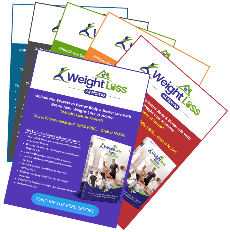 Weight Loss at Home PLR Sales Funnel Squeeze Page