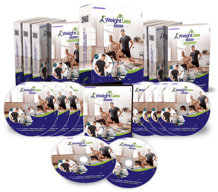 Weight Loss at Home PLR Sales Funnel Upsell Graphics