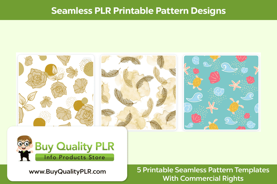 Seamless PLR Printable Pattern Designs
