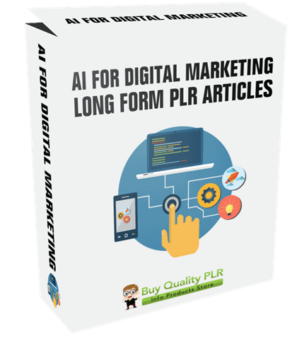 10 Long form AI for Digital Marketing PLR Articles