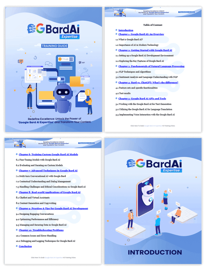 Google Bard AI PLR Sales Funnel Training Guide Screenshot