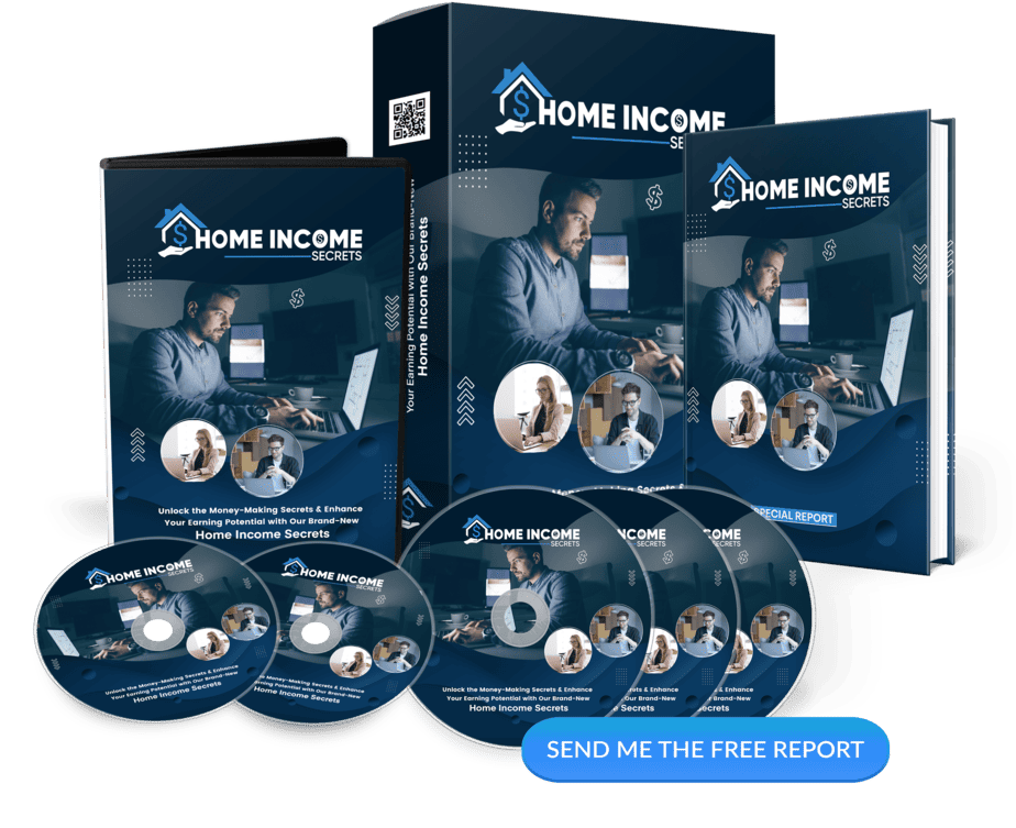 Home Income Secrets PLR Sales Funnel Squeeze Page Graphics