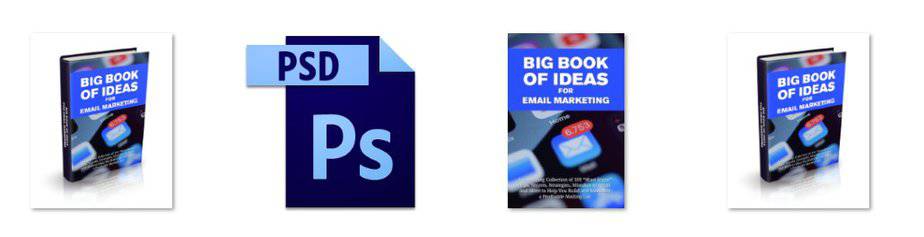 Big Book Of Ideas For Email Marketing eCover graphics