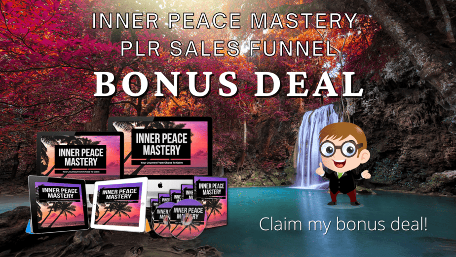 Inner Peace Mastery PLR Sales Funnel Bonus Deal