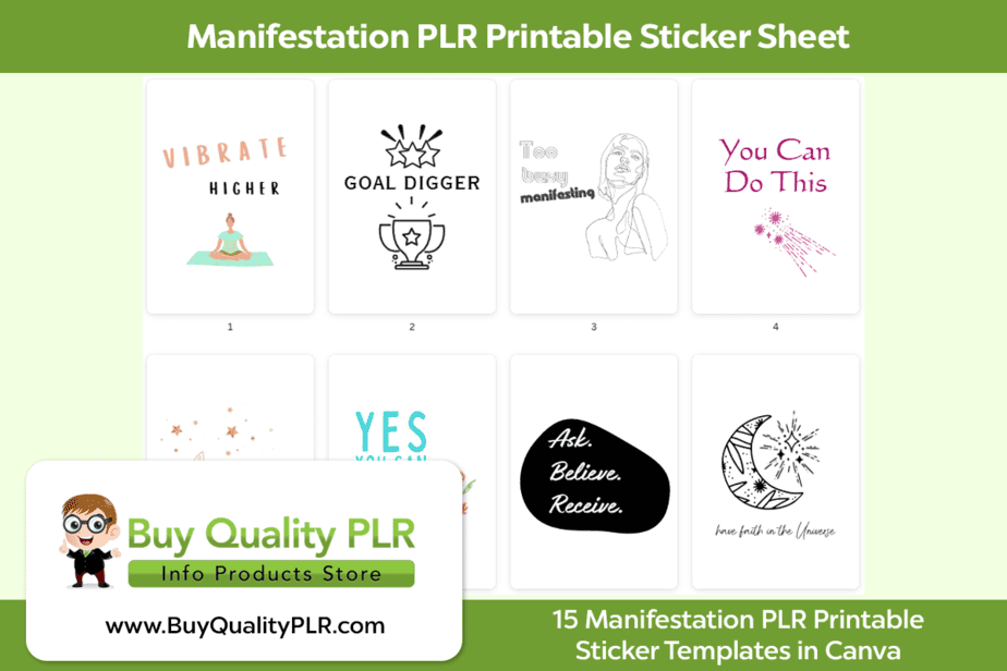 I am Customizing a PLR Printable!