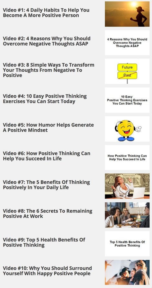 Positivity Wins Videos