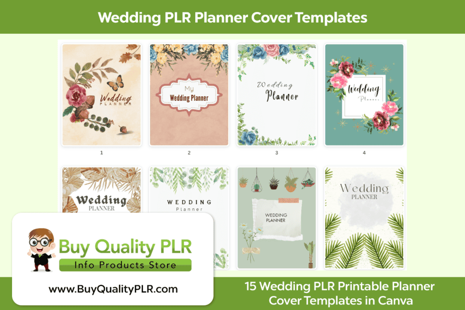 Wedding PLR Planner Cover Templates