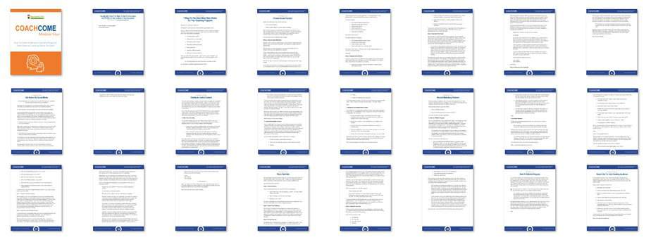 Coachcome PLR Course Module 4 Screenshot