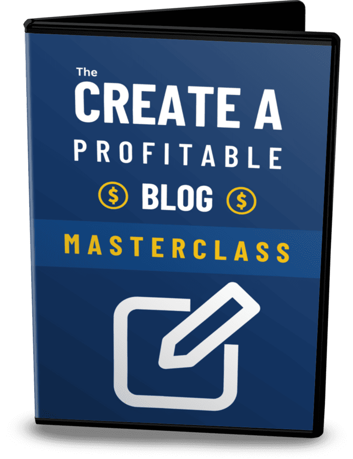 Create A Profitable Blog Masterclass Cover