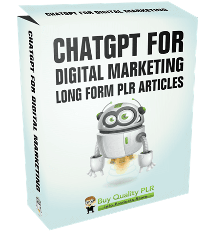 10 Long Form ChatGPT for Digital Marketing PLR Articles