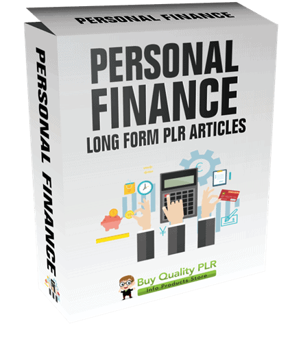 10 Long Form Personal Finance PLR Articles 30k Words