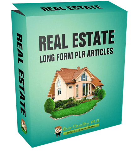 10 Long Form Real Estate PLR Articles 30k Words