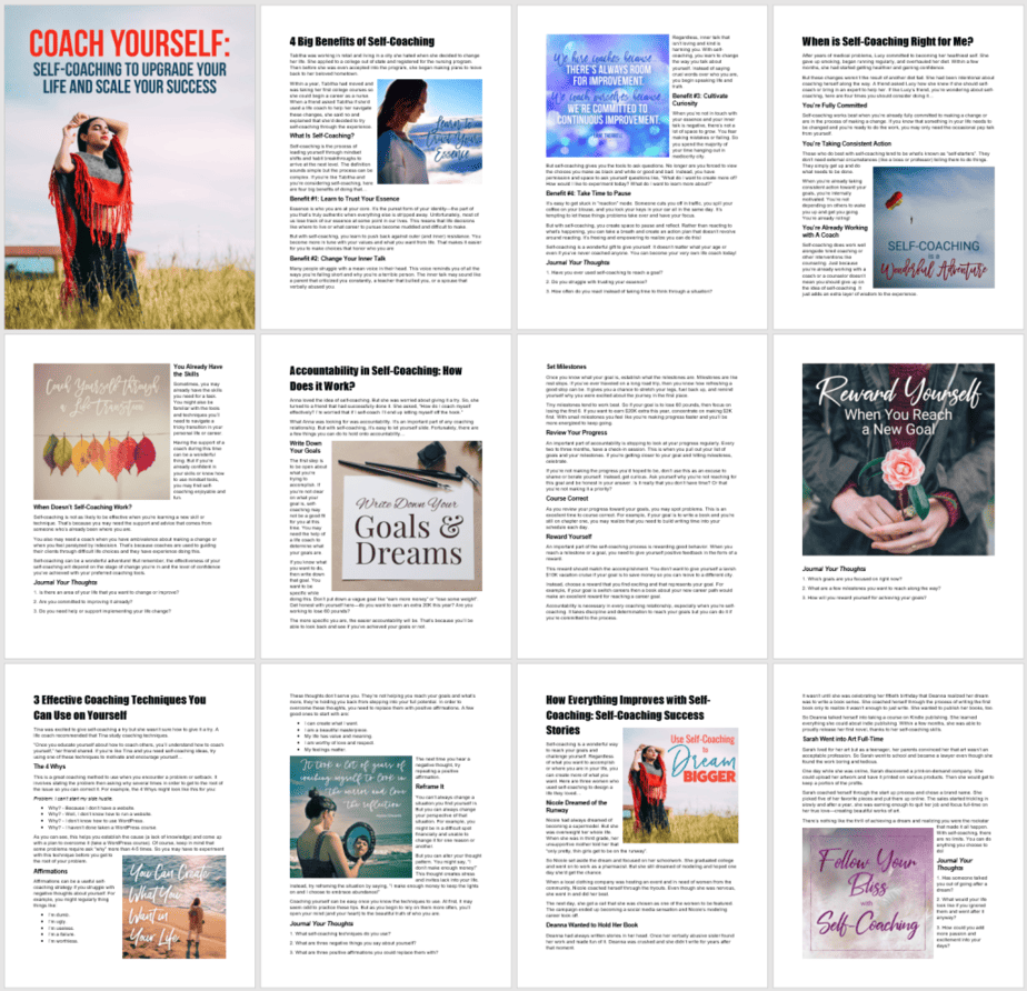 Coach Yourself PLR Journal