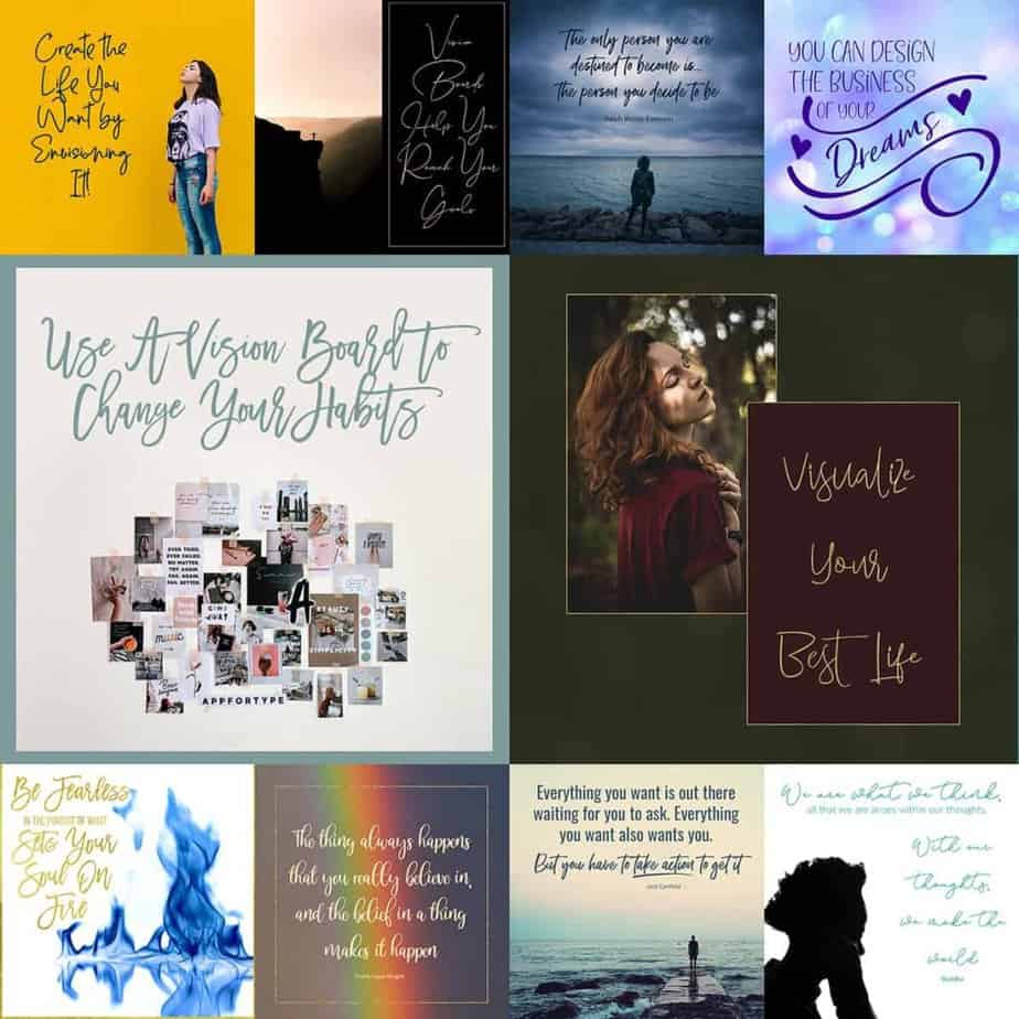 Create a Greater Vision for Your Life Social Graphics