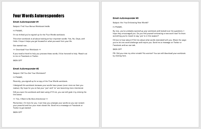 Four Words To use More Often Autoresponder