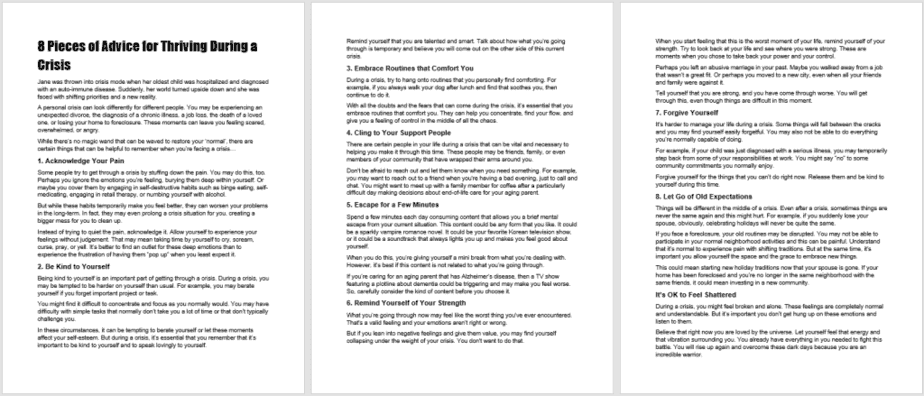 How to Face a Crisis and Come Out Stronger Blog Post