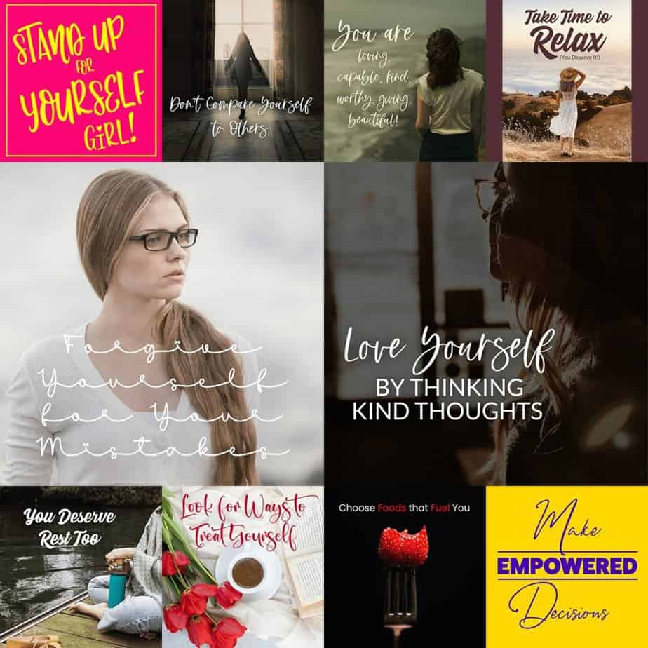 Love Yourself First and Most Social Graphics