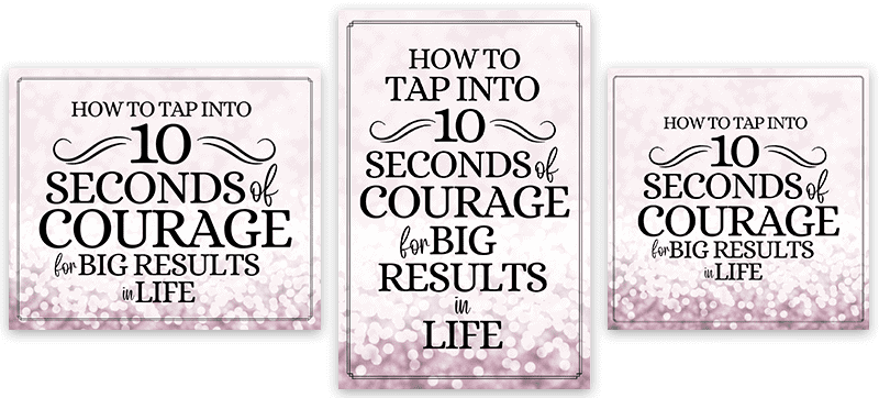 Tap into 10 Seconds of Courage Graphics