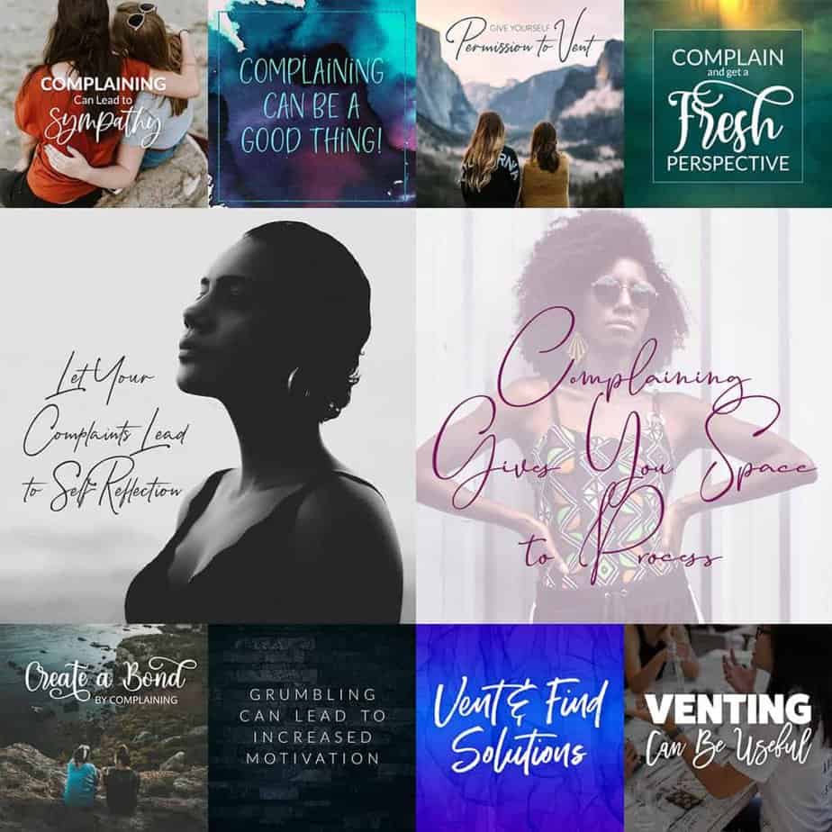 The Beauty of Complaining Social Graphics