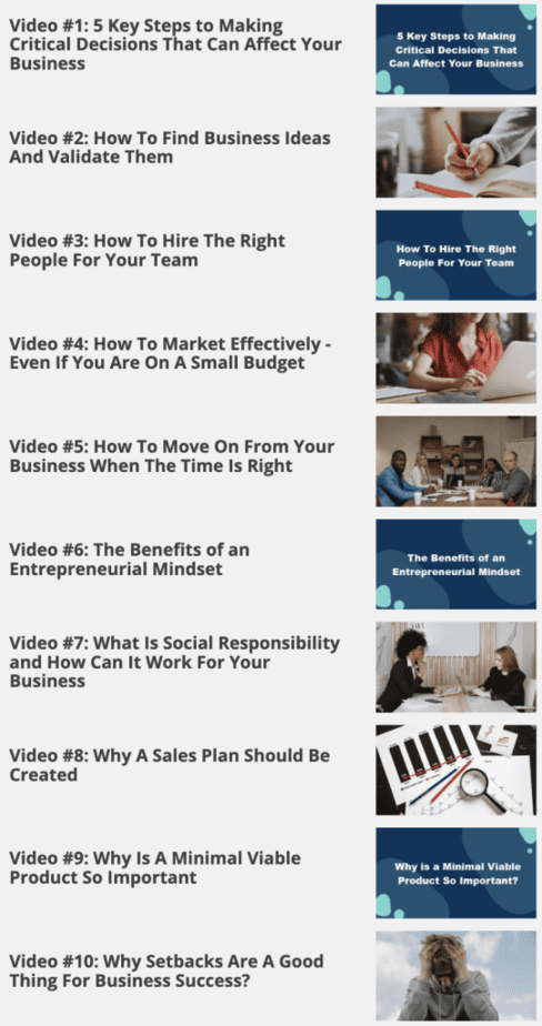 The Shrewd Entrepreneur Videos