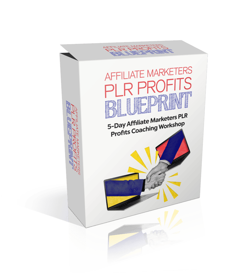 Affiliate Marketers PLR Profits Blueprint 5 Day PLR Video Workshop Cover