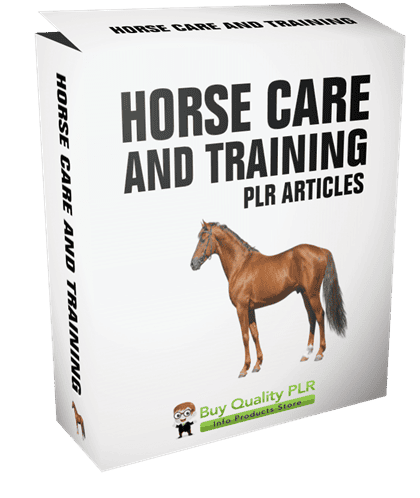 10 Horse Care and Training PLR Articles