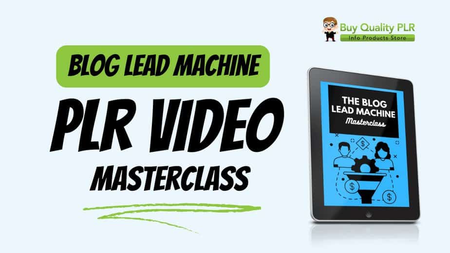 Blog Lead Machine PLR Video MasterClass | List Building Course