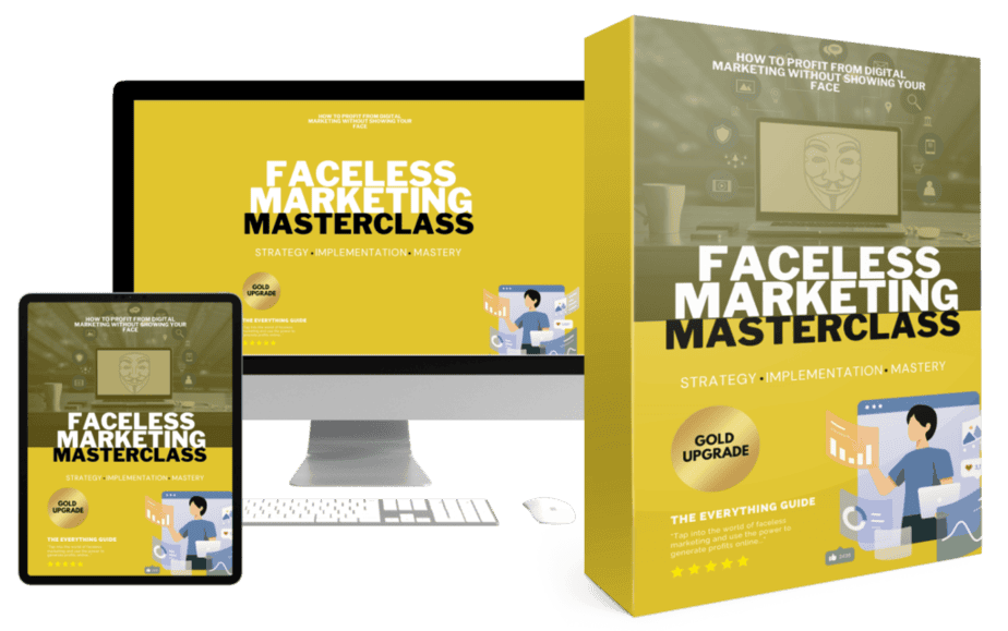 Faceless Marketing Masterclass Upesell Bundle