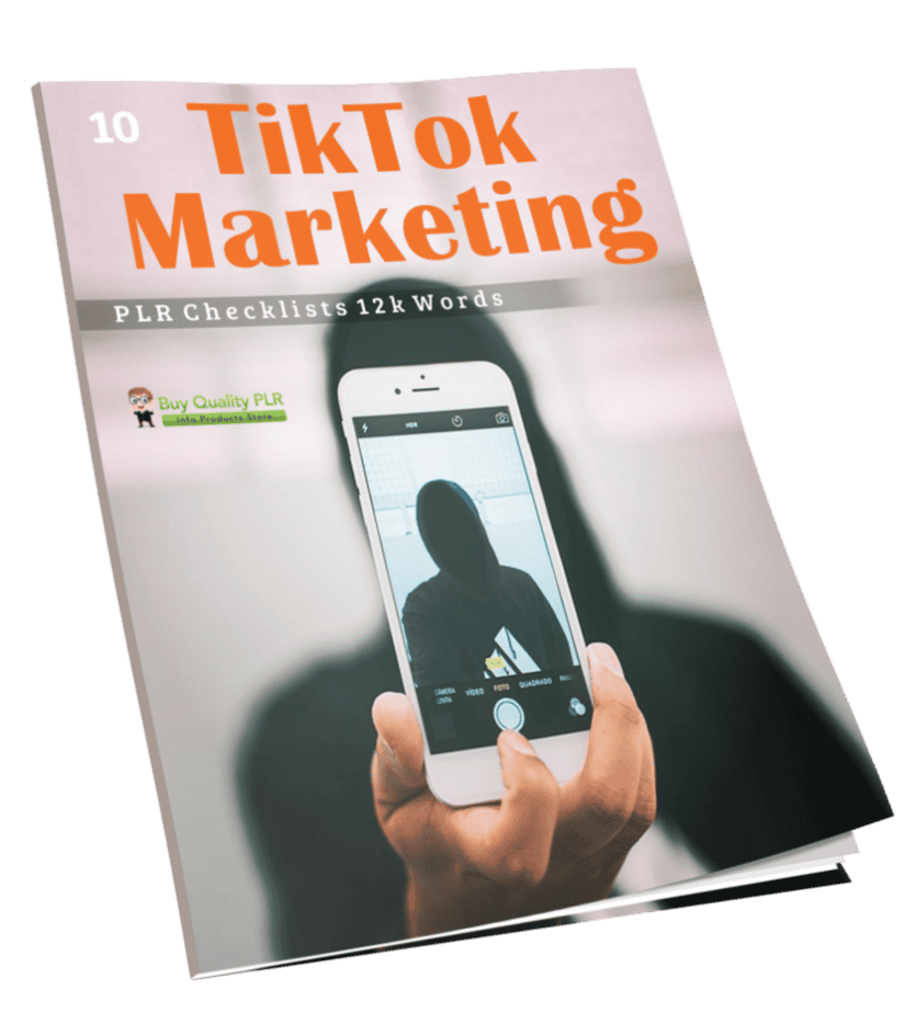 10 TikTok Marketing PLR Checklists 12k Words