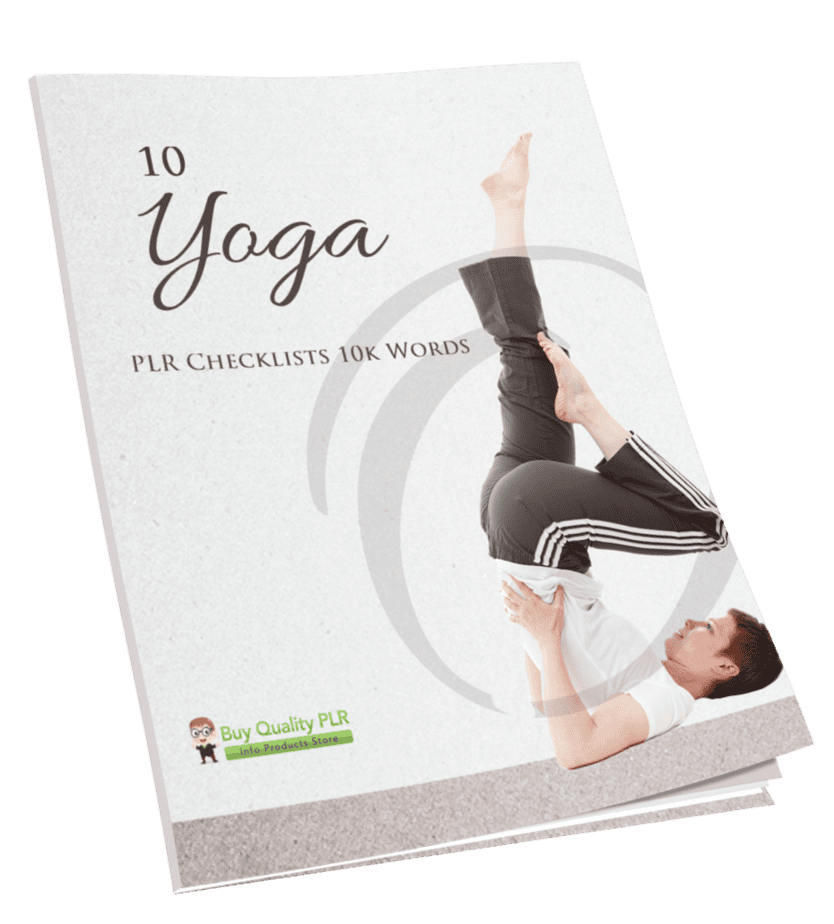 10 Yoga PLR Checklists 10k Words