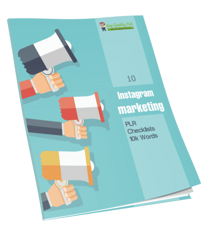 10 Instagram Marketing PLR Checklists 10k Words