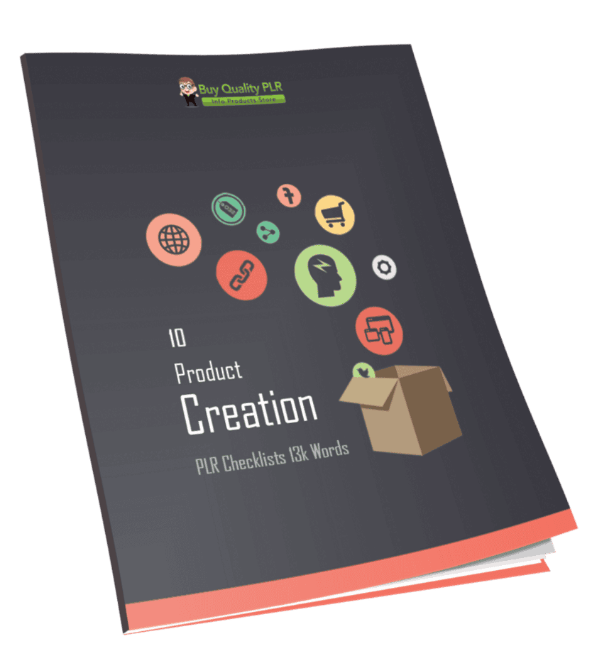 10 Product Creation PLR Checklists 13k Words